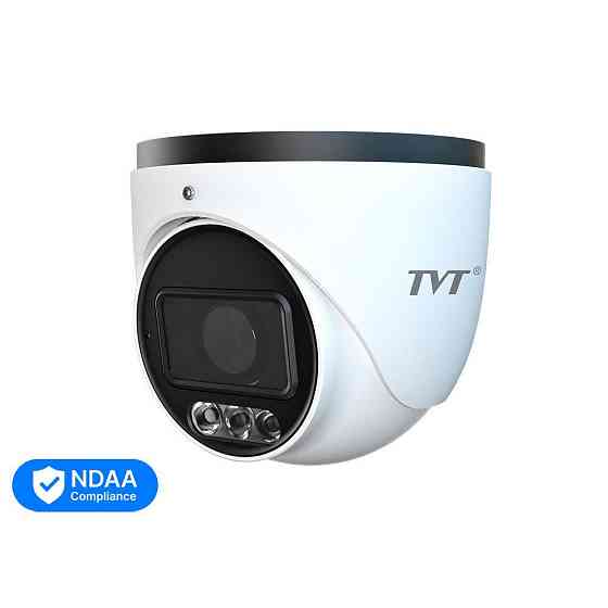 Відеокамера TD-9545C4(AZ/PE/WR2) WHITE 4Mp, купол, MicroSD, аудіо, f=2.8-12 мм TVT Київ