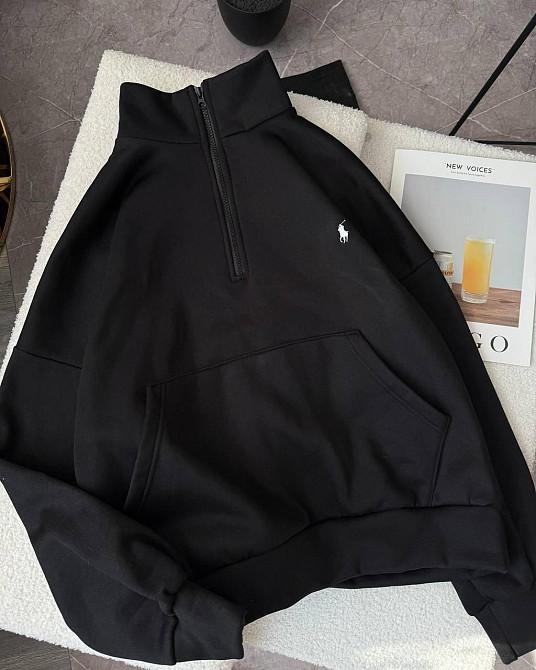 Жіночий утеплений оверсайз світшот тринитка на флісі 42-48 Одеса - фото 1