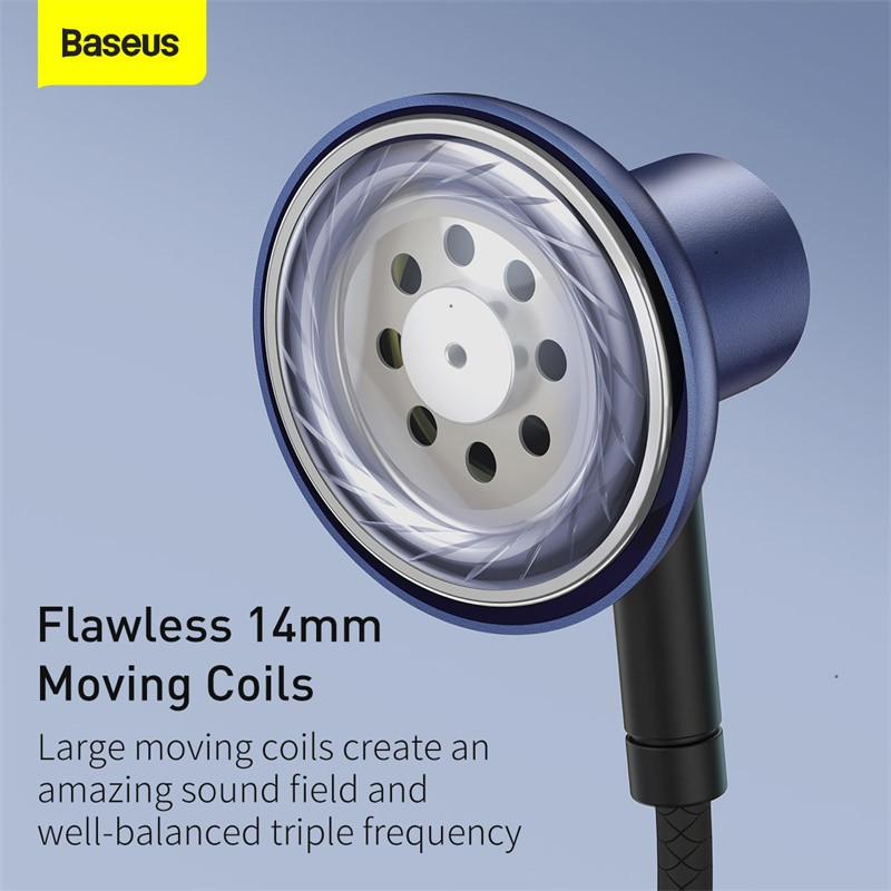 Навушники дротові Baseus Encok H19 (3.5mm) Black Одеса - фото 10