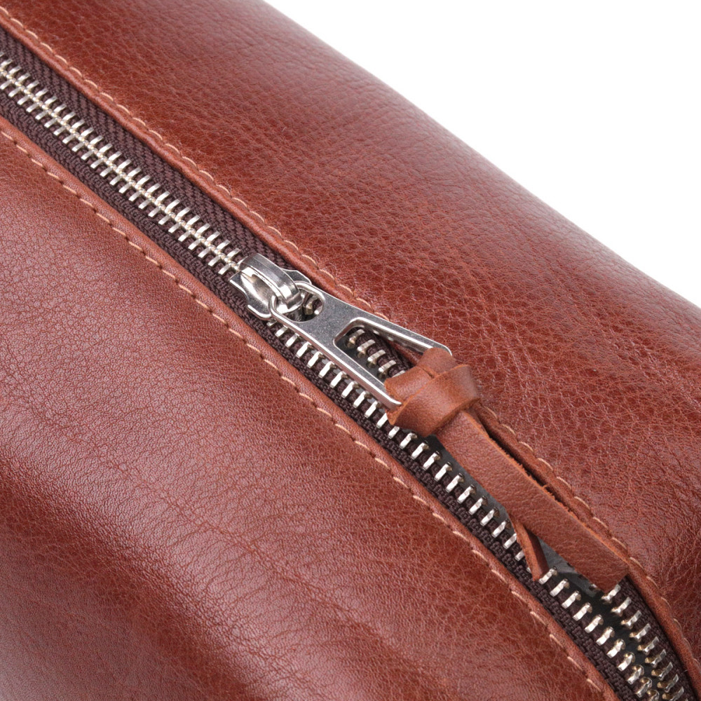 Чоловіча косметичка великого розміру з гладкої шкіри на блискавці Серце (GRANDE PELLE) Київ - фото 9