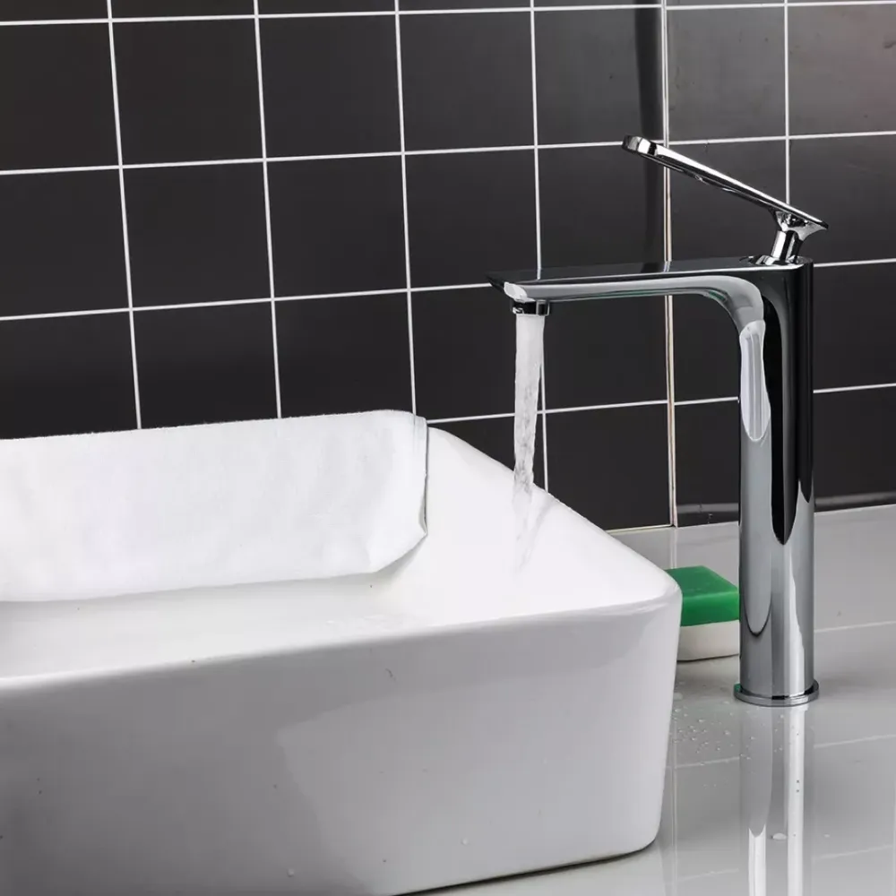 Змішувач для раковини високий Frap F1052-55 хром Київ - фото 2