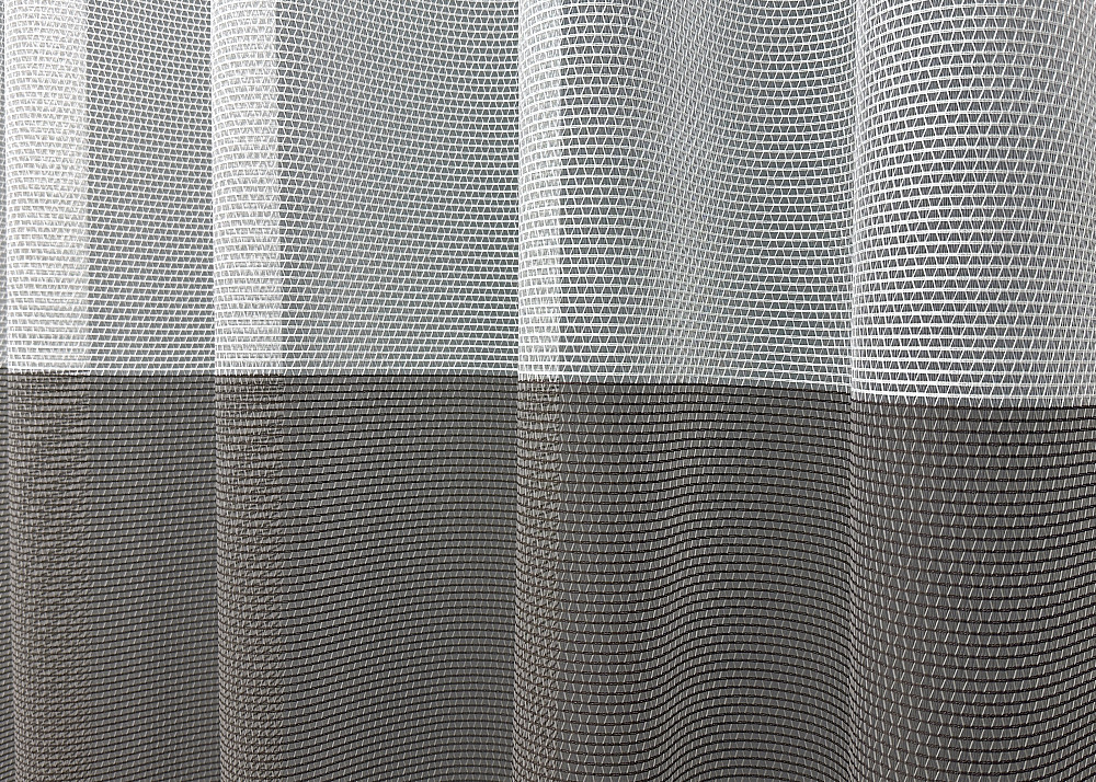 Тюль VR-Textil 1746т Сітка Льон Білий з венге 300х250 см (42-0756) Київ - фото 5