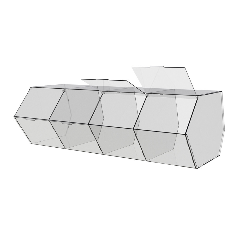 Диспенсер EKOSTAR для мармеладів, снеків, горіхів 4 комірки Київ - фото 4