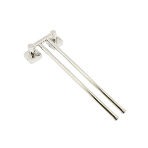 Тримач для паперових рушників подвійний 4,5*37*13см хромована сталь 