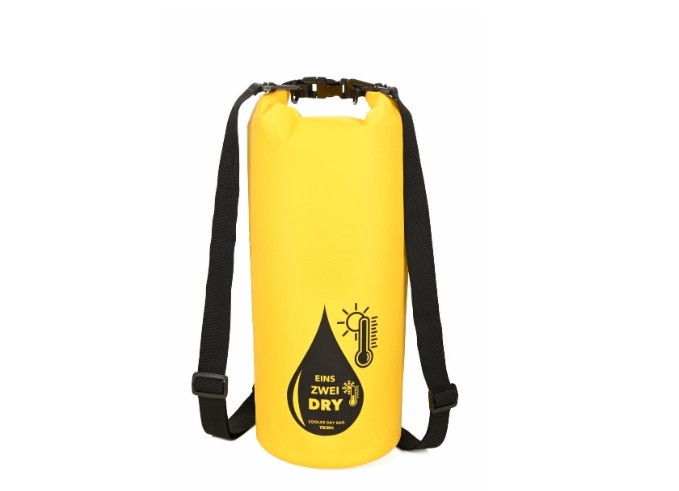 Сумка-рюкзак водонепроницаемый Troika 10л IPX6 с функцией охлаждения (Желтый) Киев - изображение 1