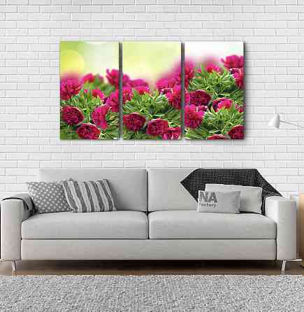 Модульная картина Пионы Аrt-236_3А Киев