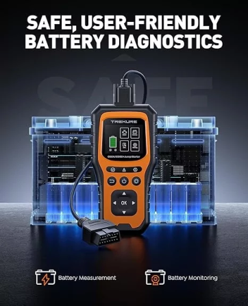 Пусковий пристрій OBD2 сканер Power bank Trekure 5000A 3в1 Вінниця