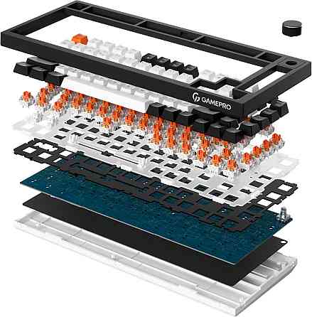 Клавіатура бездротова GamePro Asgard Valhalla MK160B Pro Black ( 17115 ) Харьков