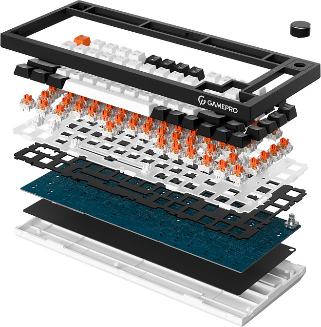 Клавіатура бездротова GamePro Asgard Valhalla MK160B Pro Black ( 17115 ) Харьков - изображение 2