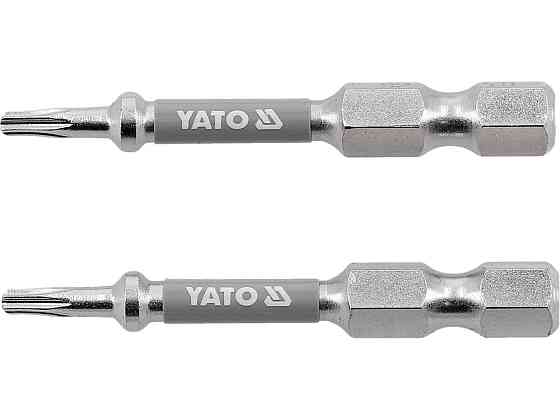 Насадка викруткова YATO TORX T8 х 50 мм. HEX 1/4", покрита нікелем, 2 шт.[10] Одеса