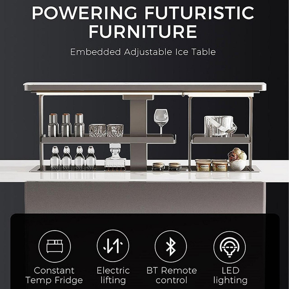 Умный обеденный стол со встроенным холодильником Primst CB150 (150 литров, Черный) Киев - изображение 5