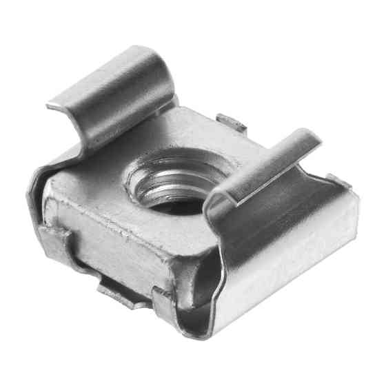 Гайки, шайби, накрутки, Гайка-вставка Сріблястий, Метал, Розміри (мм): T-9.8x10 H-6.5 M-4. Марка автомобіля: Київ