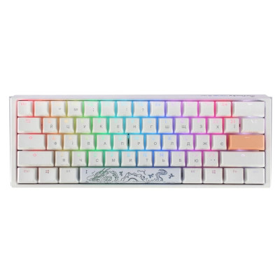 Клавіатура Ducky One 3 Mini Cherry MX Red RGB UA USB White (DKON2161ST-RUAPXPWWWSC1) Вінниця - фото 1