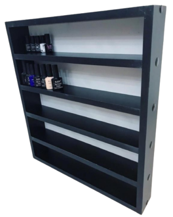 Полка для гель лаков 5 полочек. Черная Киев