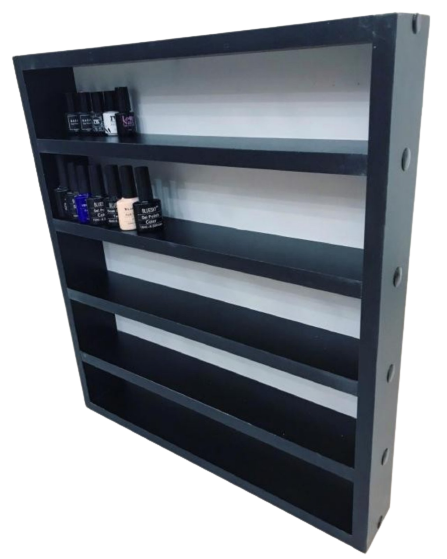 Полка для гель лаков 5 полочек. Черная Киев - изображение 2