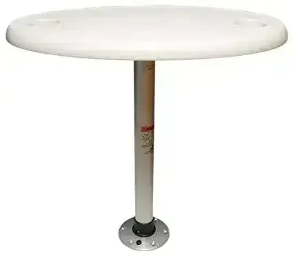 Комплект Стіл Овальний 45Х76См Підстава Алюміній З Замком Київ - фото 1