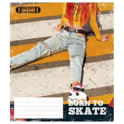 Зошит Школярик Enjoy the ride 48 аркушів лінія (048-3317L) Вінниця