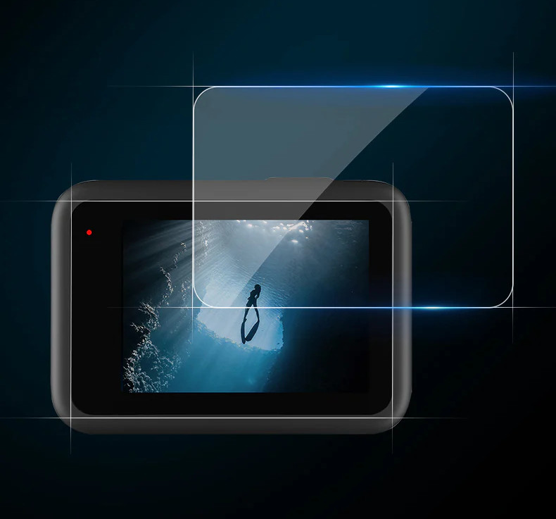 Защитная пленка GoPro 13 на экраны линза Telesin S6-FLM-08-TGP Киев - изображение 3