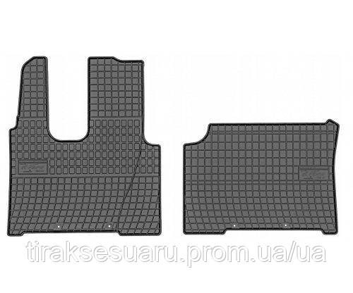 Килимки гумові в салон Mercedes Actros MP4 Килимки гумові Мерседес Актрос Луцьк - фото 1