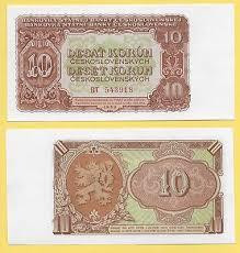Чехословакия 10 corun 1953 Pick 83b UNC Полтава - изображение 1