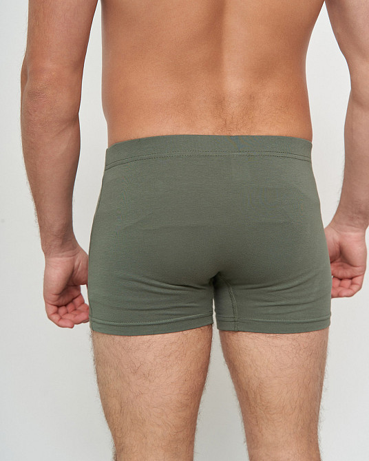 Боксери чоловічі однотонні Ozkan 12024 Хакі, XXL Київ - фото 2