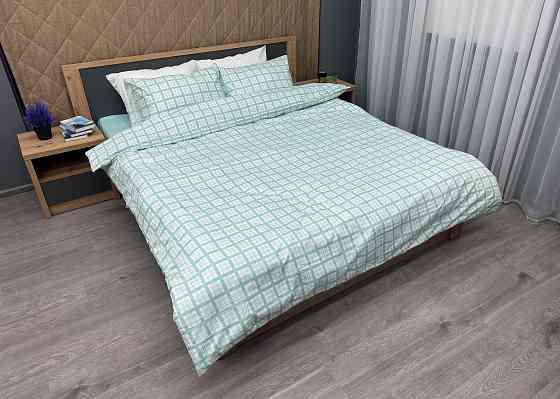 Комплект постельного белья, Decorator Bianca Полуторный 145х215 голубой с белым (88-009) Киев