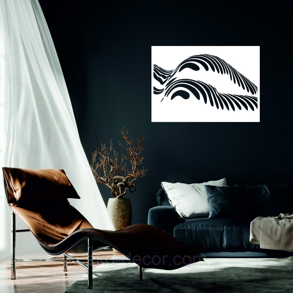 Декоративне настінне Панно  «Дівчина» , Декор на стіну 50*35 см, Білий Київ - фото 1