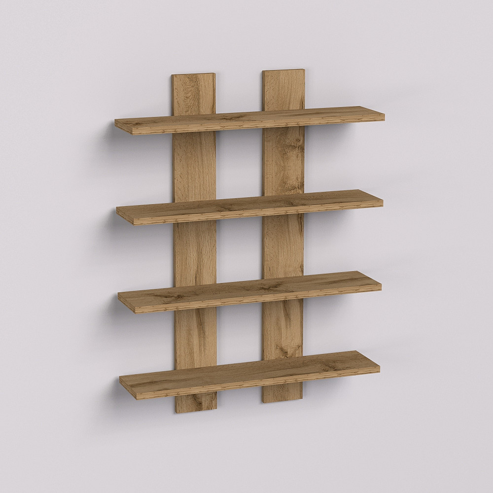 Полиця навісна П-4, Дуб Аппалачі, 600/120/800 Львів - фото 2