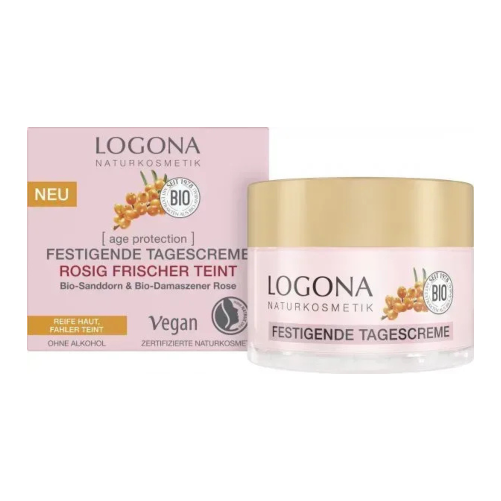 БІО-Крем денний проти зморщок Свіже сяйво з Обліпихою та Трояндою Logona 50 мл Київ - фото 1