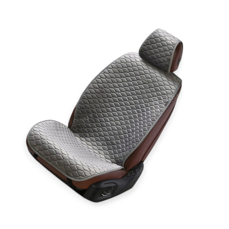 Накидки сидіння elegant palermo (передні) сірі ромб на Мукачево - фото 1