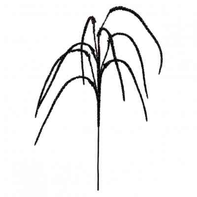 Декоративна гілка YES! Fun Каскад 112 см, чорна, глітер (974315) Вінниця