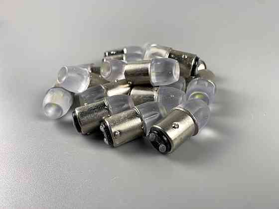 Світлодіодна автомобільна лампа стоп-сигнал/покажчик повороту 12V 2-ух контактний цоколь 1157 BAY15d Мукачево