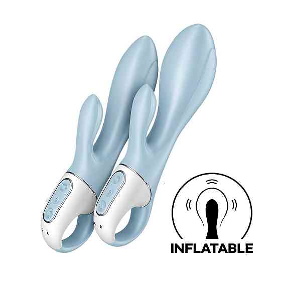 Вібратор-кролик надувний Satisfyer Air Pump Bunny 1 Sex Aura Київ