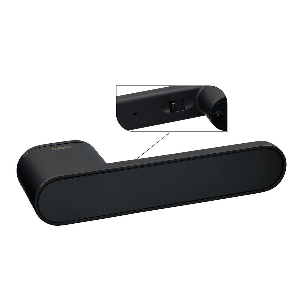 Ручки безрозетні Gavroche GRclick Black/Black чорні з чорною вставкою Київ - фото 5