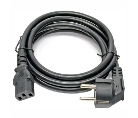 Кабель питания Компьютер/ Монитор Vellygood 1.5 м 10A 220V Black Киев
