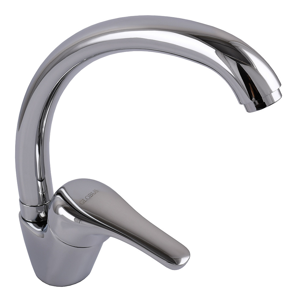 Змішувач для кухні Globus Lux Solly GLSO-0103S-WH без шлангів Луцьк - фото 4