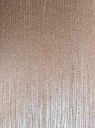 Шпалери вінілові на флізелін Marburg Dune 32517 однотонні теракотові тонкі структурні хвилясті смуги Київ