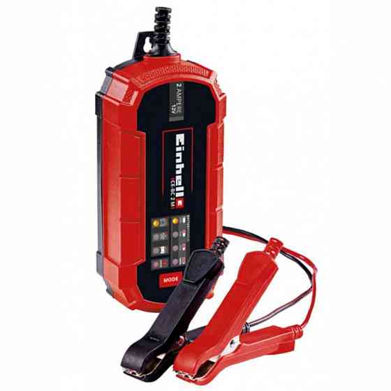 Зарядний пристрій автомобільних акумуляторів Einhell CE-BC 2M (1002215) з інтелектуальним зарядом Київ