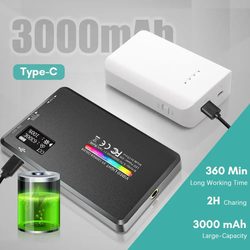 Свет блогера на прищепке RGB LAMP AND-5265 Коломия - фото 8