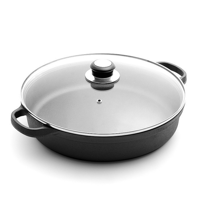 Чавунна сковорода з скляною кришкою Ø35 см GRILLI 777192 Код: 012715 Рівне - фото 2