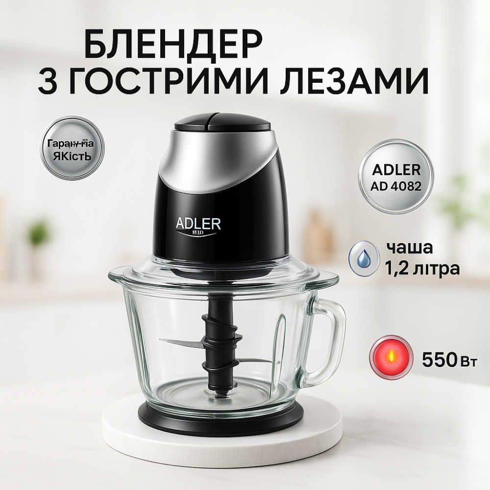 Блендер бытовой электрический, Стационарный блендер с большой чашей для фарша с мерной чашей YP-75 Львов - изображение 7