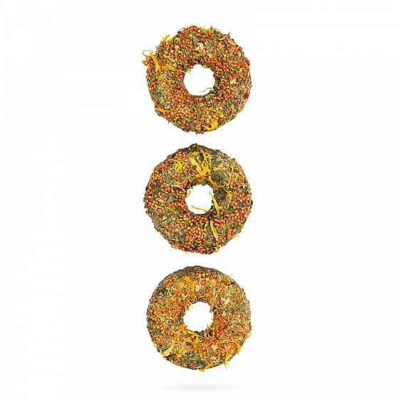 Лакомство для грызунов Спешиал Ван Special One «Петрушка, чумиза, календула» пончики для грызунов 50 г (3 шт) Винница