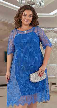 Гіпюрове плаття з асиметричним низом великого розміру (54) Київ