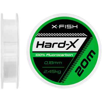 Флюорокарбон X-Fish Hard-X 20m (clear) 0.18mm 2.45kg (1917.03.81) Вінниця