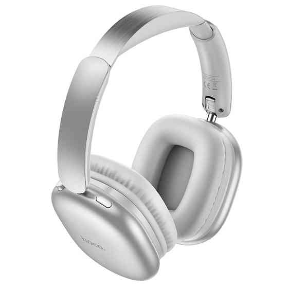 Бездротові накладні навушники HOCO W73 Graceful BT headphones(App) Silver Одеса