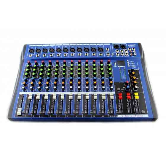 Мікшер Yamaha 12USB CT12, 12 каналів, фантомне живлення 48В, USB інтерфейс, 2200Вт, розмір 34x52x4 с Київ