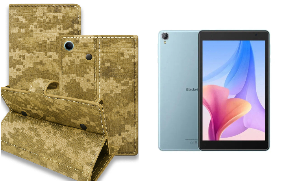 Книжка-трансформер для планшета Blackview Tab 10, 10 Pro, колір Black Pixel Київ - фото 1