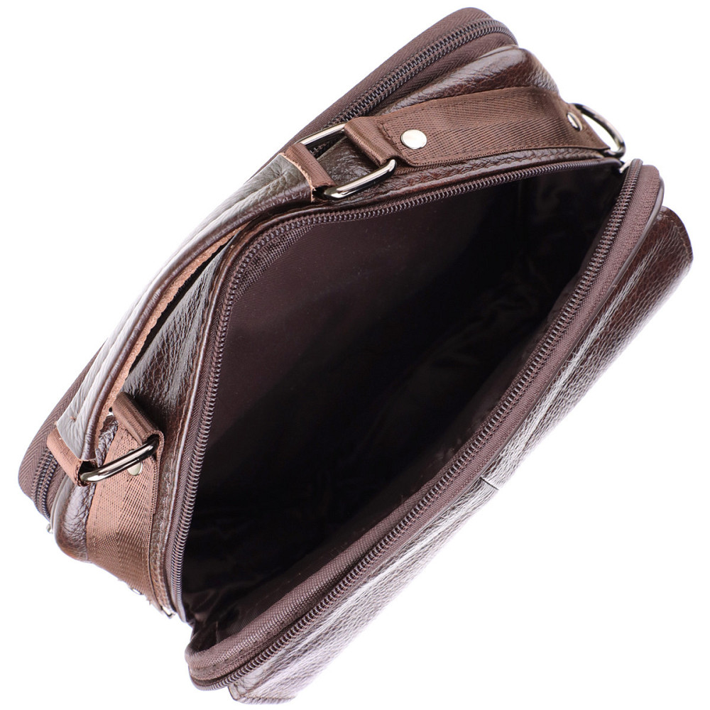 Деловая мужская сумка из натуральной кожи Коричневый (Vintage) Киев - изображение 1