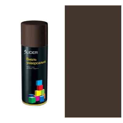 Аэрозольная краска для автомобиля SLIDER 8017 темно-коричнева МАТ, 400мл (000023347) Винница