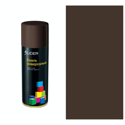Аерозольна фарба для автомобіля SLIDER 8017 темно-коричнева МАТ, 400мл (000023347) Вінниця - фото 2